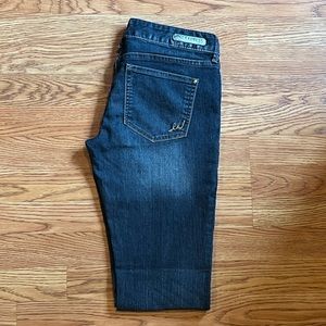Express Stella Barely Boot Low Rise Jeans